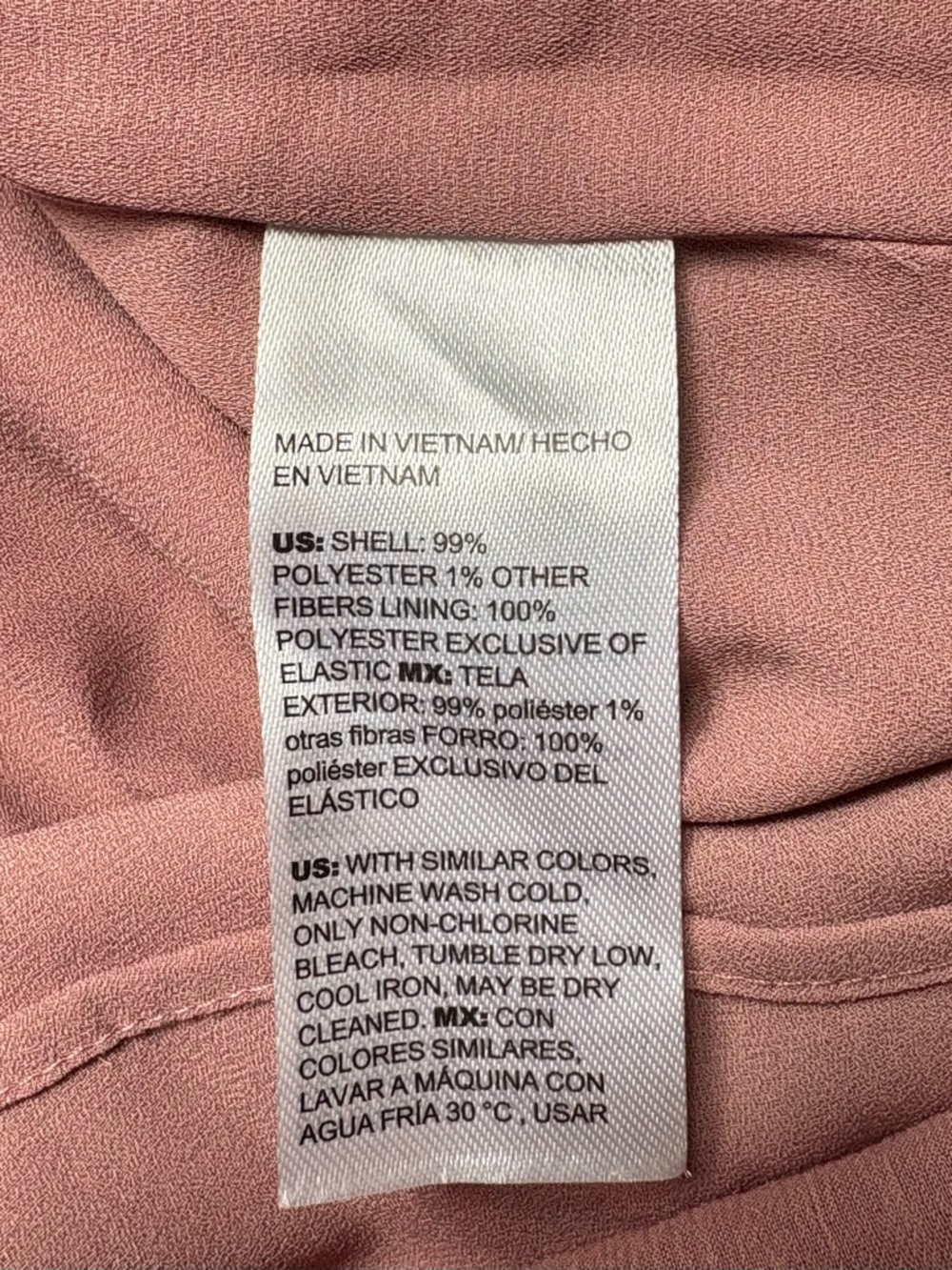 NWT Chicos Dusty Rose Metallic Clip Dot Ruffleneck Blouse • Size 1 / US M • $100 - Picture 11 of 12